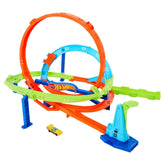 Circuit de course Hot Wheels Boomerang Circle de NessiWorld HTK16